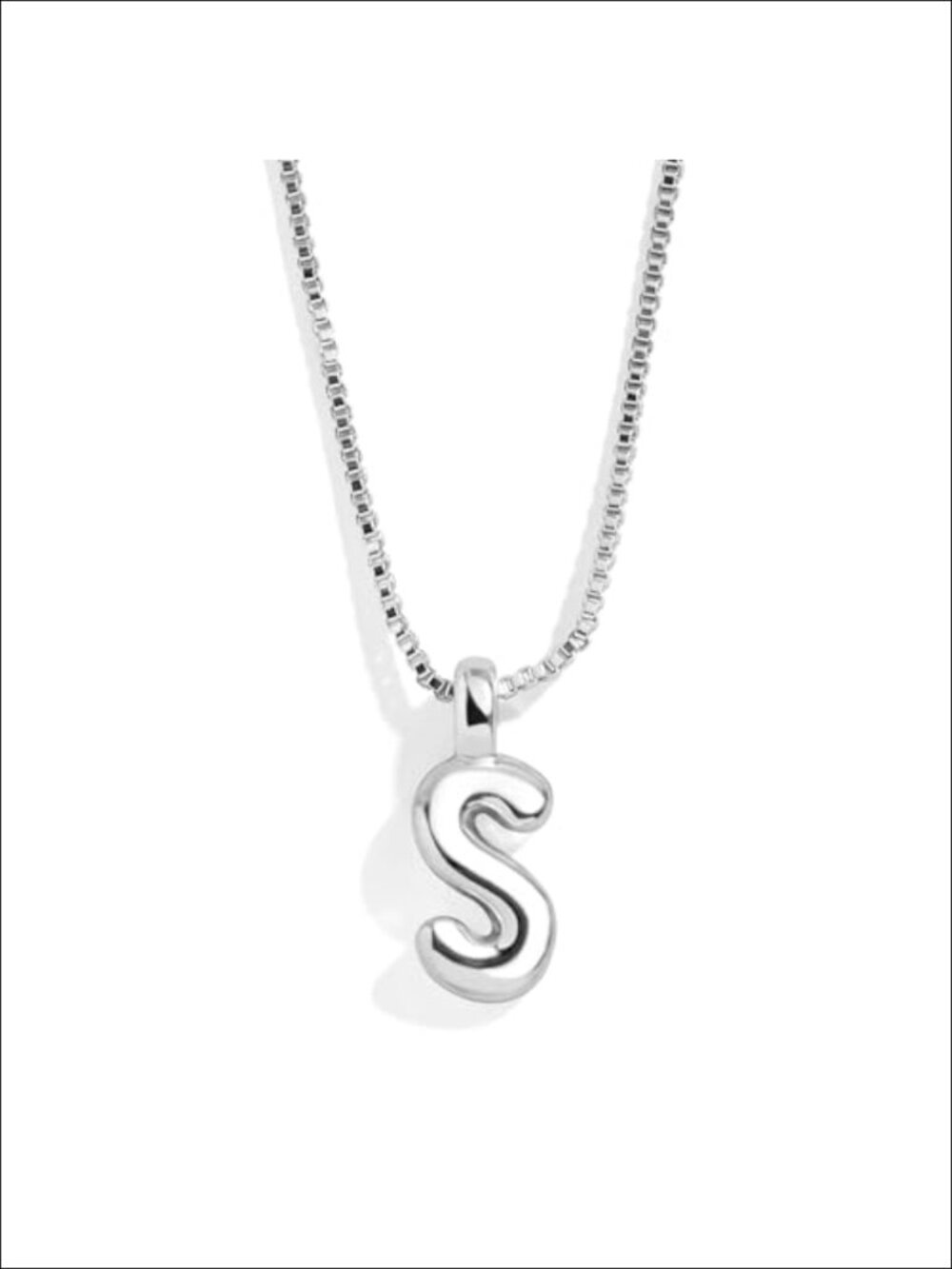 Gold-Plated Initial Necklace Pendant 18-20" Personalized Jewelry